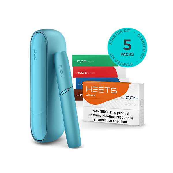 Buy IQOS ORIGINALS Flavor Starter Pack Online (Turquoise) | IQOS